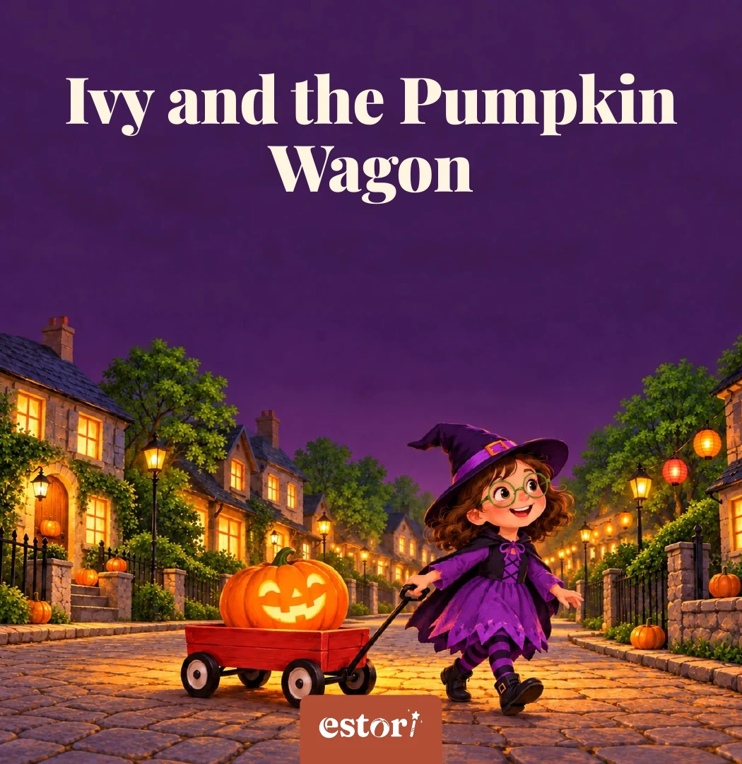 Cover of Ivy and the Pumpkin Wagon featuring Ivy