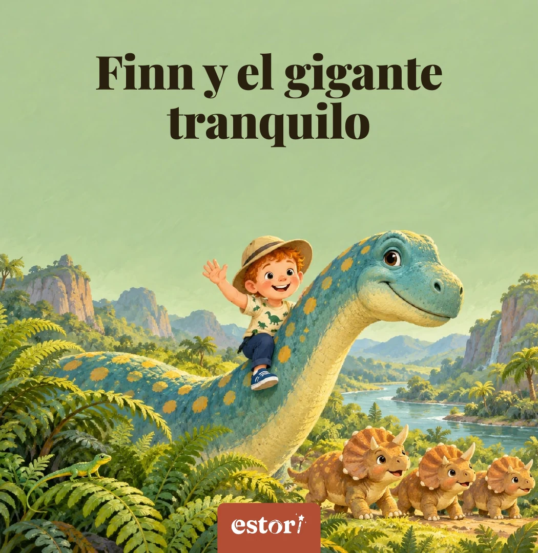 Portada de «Finn y el gigante tranquilo» con Finn