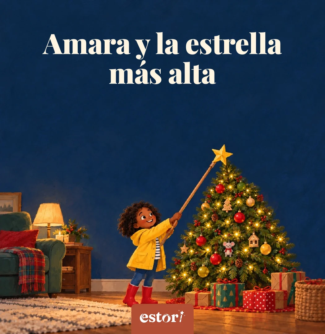 Portada de «Amara y la estrella más alta» con Amara