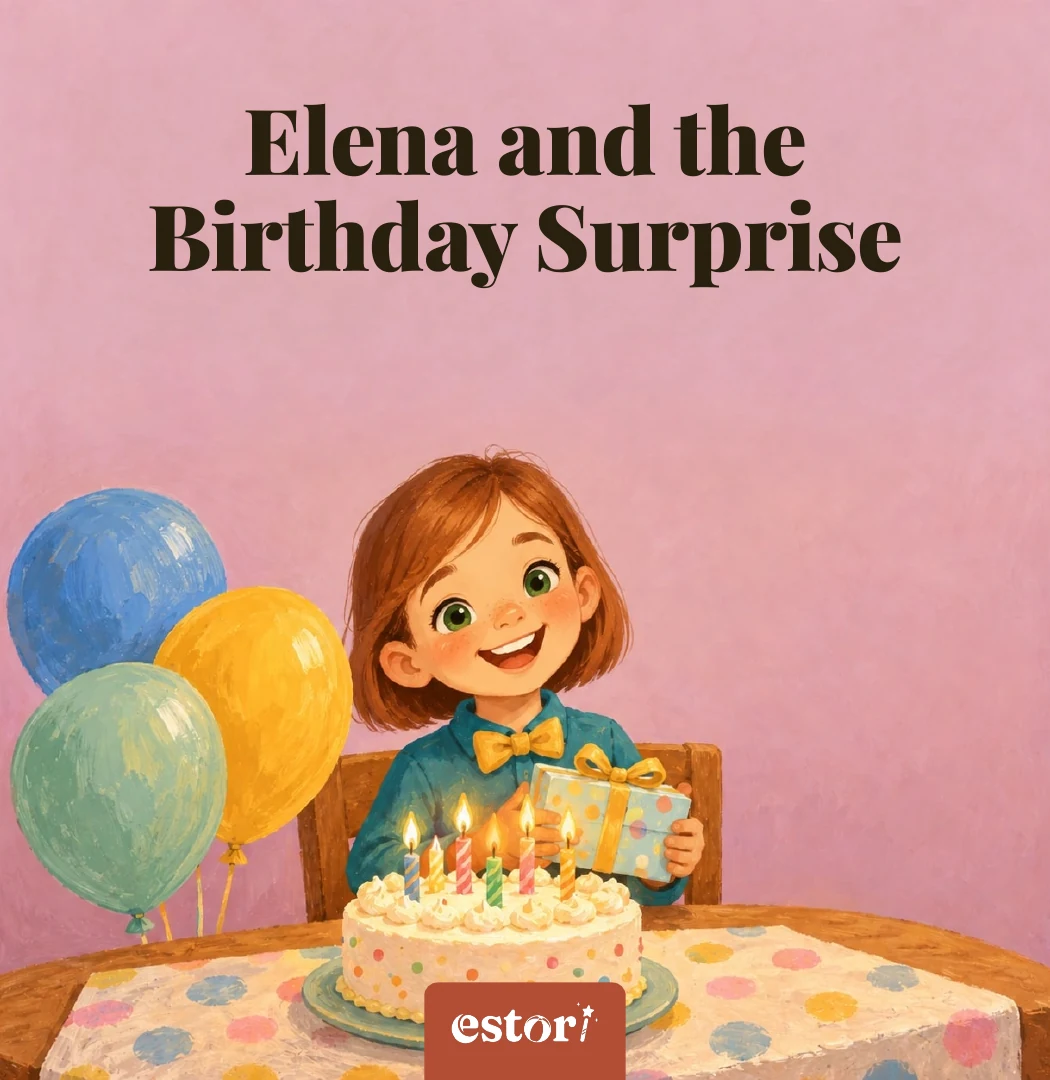 Cover of Elena and the Birthday Surprise featuring Elena