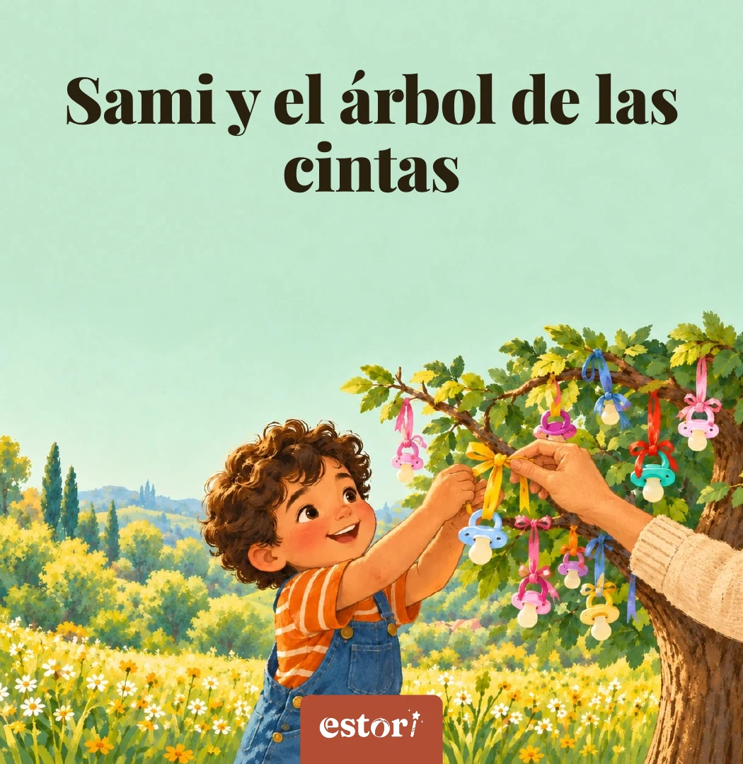 Portada de «Sami y el árbol de las cintas» con Sami