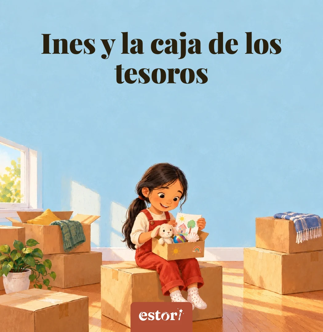 Portada de «Ines y la caja de los tesoros» con Ines