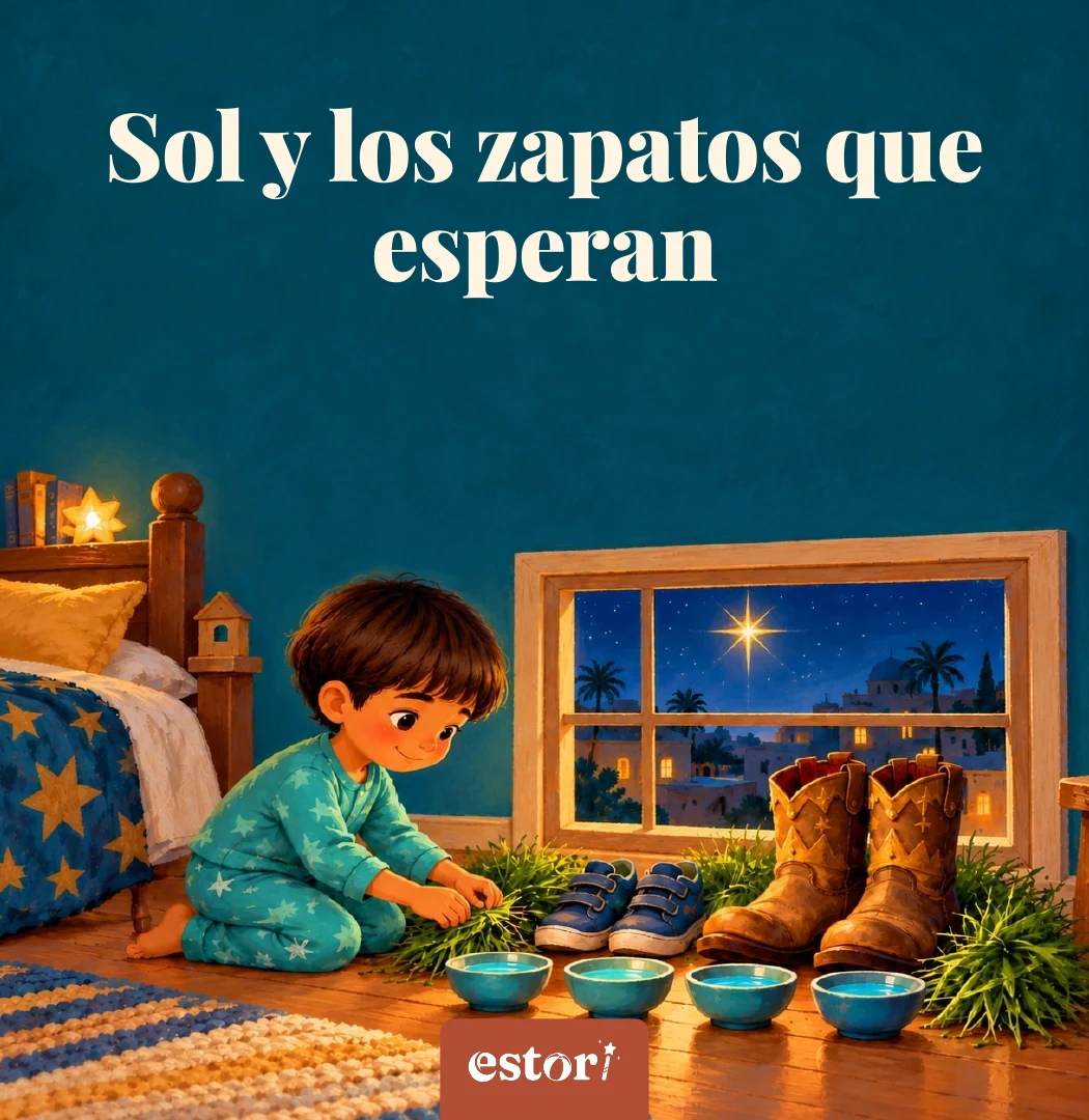 Portada de «Sol y los zapatos que esperan» con Sol