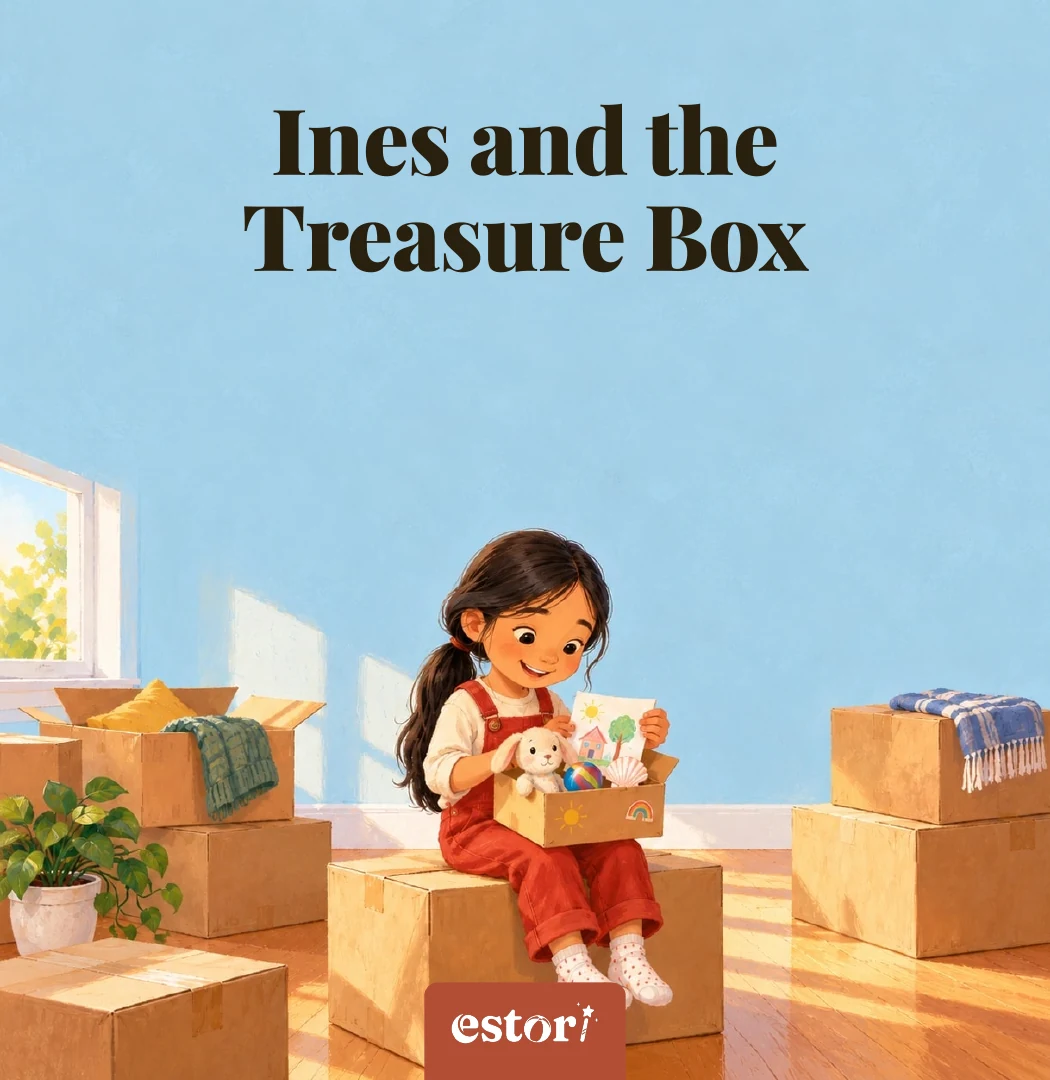 Cover of Ines and the Treasure Box featuring Ines