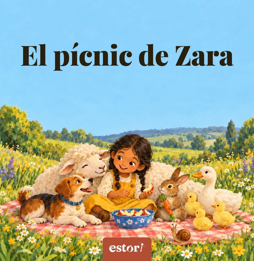 Portada de «El pícnic de Zara» con Zara