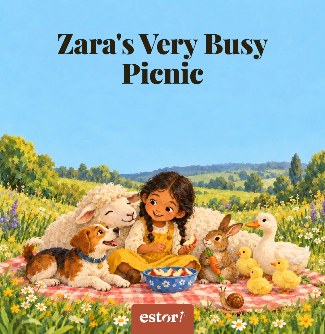 Cover of Zara's Very Busy Picnic featuring Zara
